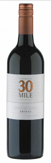 Вино  30 Mile Shiraz  30 Майл   Шираз 2018 750 мл