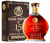 Коньяк Cognac Tsar Tigran 15YO Gift Box Царь Тигран 15 лет в подарочной упаковке 700 мл