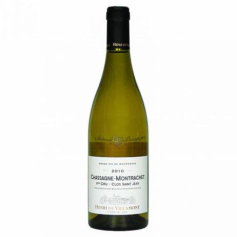 Вино Henri de Villamont   Chassagne-Montrachet 1er Cru Clos Saint Jean  2017 750 мл