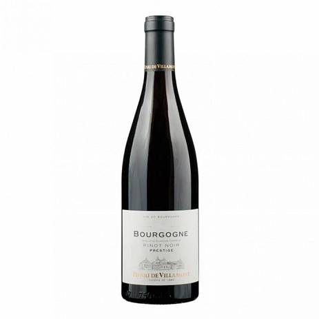 Вино Henri de Villamont  Prestige Bourgogne Pinot Noir  2018 750 мл