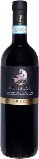 Вино Grifalco  Gricos Aglianico del  Vulture DOC   Грифалько  Грикос 20