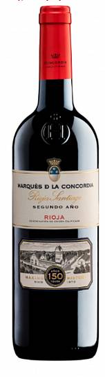 Вино Marqués de la Concordia Rioja Santiago Segundo Año 750 мл 13,5%