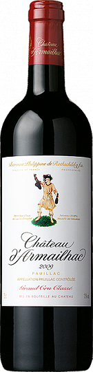 Вино Chateau d'Armailhac Grand Cru Classe Pauillac AOC  2012 750 мл 13,5%
