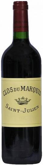 Вино Clos du Marquis Saint-Julien  1997 375  мл 12,5%