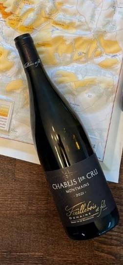 Вино Domaine Feuillebois et Fils Chablis 1er Cru Montmains 2021 750 мл 12%