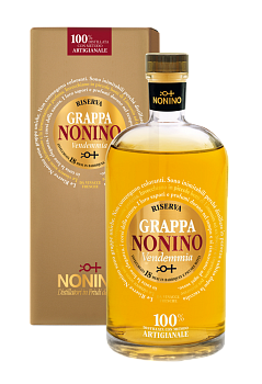 Граппа Nonino Vendemmia Riserva di Annata  in barriques gift box 700 мл