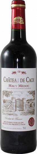 Вино Chateau de Cach  Haut-Medoc AOC   2017  750 мл