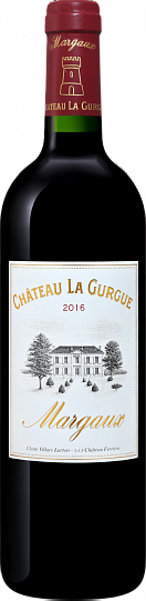 Вино Chateau La Gurgue Margaux AOC Шато Ля Гюрг Марго AOC 2016 750 мл