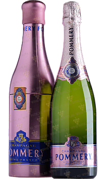 Шампанское Vranken Pommery Monopole Pommery Brut Rose Champagne AOC metal box  750 мл