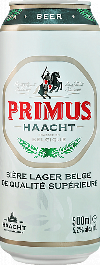 Пиво  Primus Premium Pils Brasserie Haacht 500 мл