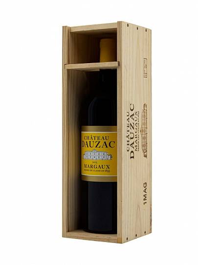 Вино Chateau Dauzac Margaux Grand Cru AOC red dry gift box  2015 1500 мл