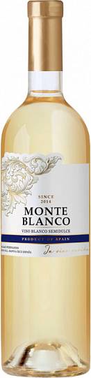 Вино Monte Blanco  Blanco Semidulce  Монте Бланко  белое полусл