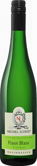 Вино  Michel Scheid Pinot Blanc Rheinhessen Einig-Zenzen   2018 750 мл