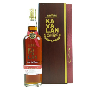 Виски Kavalan Solist Manzanilla Single Cask Strength 58,6% gift box  700 мл