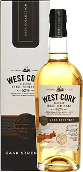 Виски West Cork Cask Strength Blended Irish Whiskey gift box  700 мл 62%
