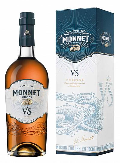Коньяк Monnet VS  gift box  Монне ВС в подарочной упаковке