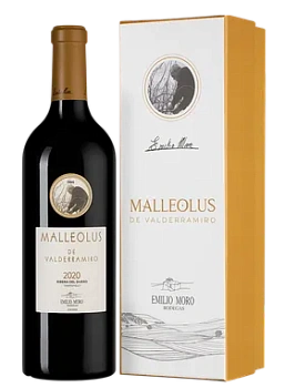 Вино Emilio Moro Malleolus de Valderramiro Ribera del Duero DO gift box  2020  750 мл