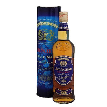 Виски Glen Turner Distillery Glen Scanlan 12 years Глен Тэрнер Дистиллери Глен Сканлан 12 лет  ( синяяя этикетка ) в п/у 700 мл