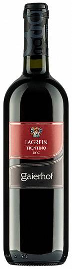 Вино GAIERHOF "Lagrein" Trentino DOC  2017 750 мл