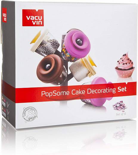 Набор емкостей VacuVin PopSome Cake Decorating Set для хранения р