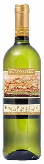 Вино   Portobello  Inzolia-Pinot Grigio, Terre Siciliane IGT Портобелло Ин