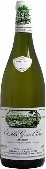 Вино Domaine Vocoret  Chablis Grand Cru "Blanchot"   2013  1500 мл