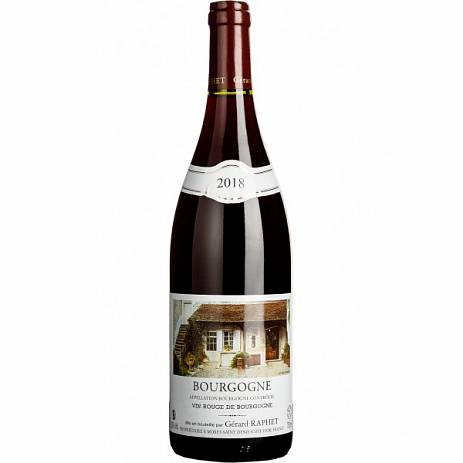 Вино Domaine Gerard Raphet Bourgogne  2018 750 мл 12,5%