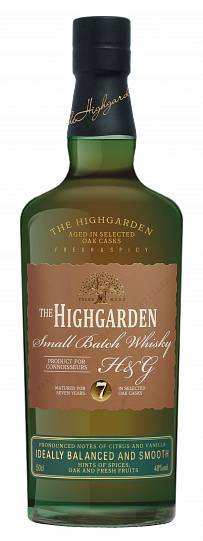 Виски   Highgarden    7 year  500 мл