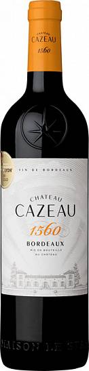 Вино Chateau Cazeau 1560 Bordeaux AOC 1560 750 мл 