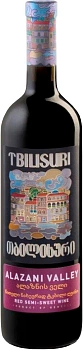 Вино Tbilisuri Alazani Valley Red Semi-Sweet   2022  750 мл