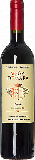 Вино La Mancha DO Vega Demara Roble Ла Манча DO Вега Демара Робл