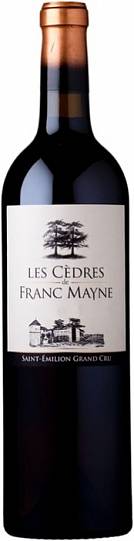 Вино Les Cedres de Franc Mayne Saint-Emilion AOC  Ле Седр де Фран Мен 2