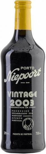 Вино Niepoort Vintage Port 2003 Нипорт Винтаж Порт нефильтро