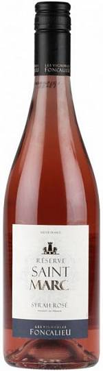 Вино Foncalieu Saint Marc  Reserve Syrah Rose VdP d'Oc  2020  750 мл