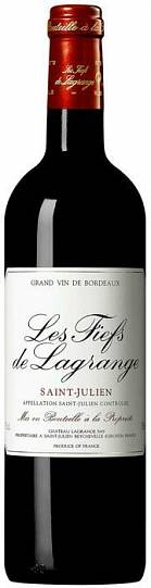 Вино Les Fiefs de Lagrange Ле Фьеф де Лагранж 2016 750 мл