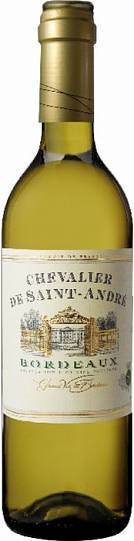 Вино Chevalier de Saint-Andre  Blanc  Bordeaux АОC white dry  2017  750 мл