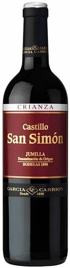 Вино J.Garcia Carrion Castillo San Simon  Crianza Кастильо Сан Симон  