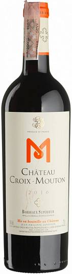 Вино Chateau Croix-Mouton  Bordeaux Superieur AOC   2016  750 мл