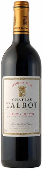 Вино Chateau Talbot Saint-Julien AOC  2014 750 мл 12,5%