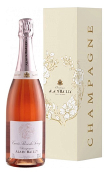 Шампанское Alain Bailly Rosé De Serzy gift box  750 мл