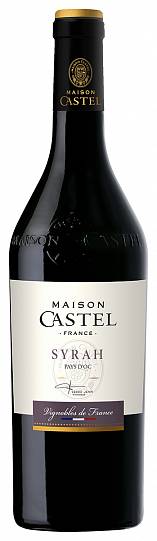 Вино  Syrah Pays d'Oc IGP Maison Castel   750 мл  13 %