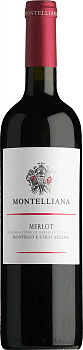 Вино Montelliana Merlot   Montello e Colli Asolani  Монтеллиана  Мерло   750 мл