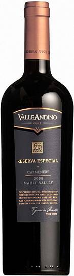 Вино Valle Andino Carmenere Reserva   Especial Maule  Valley  Вэлли  Андино