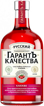 Настойка  Русский ГарантЪ Качества  Клюква 500 мл