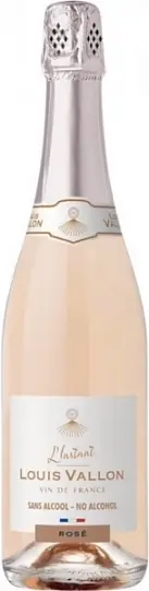 Игристое вино  Louis Vallon L’Instant rosé sans alcool      750 мл  0,5%