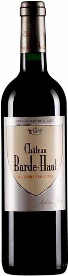 Вино Chateau Barde-Haut Saint-Emilion Grand Cru AOC  2004 750 мл
