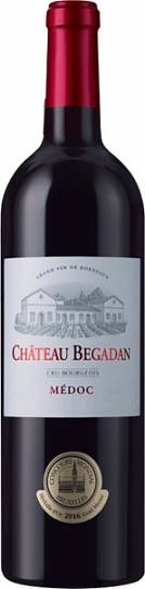 Вино Chateau Begadan  Medoc AOC  2018 750 мл 
