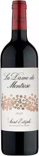 Вино La Dame de Montrose Saint-Estephe AOC 2018 750 ml