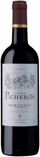 Вино Chateau Picheron  Bordeaux AOC  2017 750 мл 13%