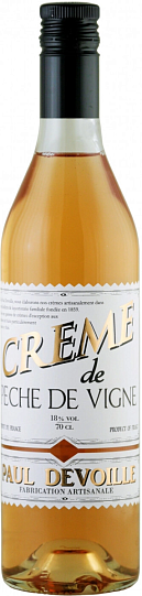 Ликер Крем Paul Devoille Creme de Peche de Vigne  700 мл  